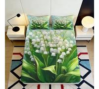 3D Printed Angel Design Fitted Sheet Microfiber Deep Pocket Non-Slip Bedroom Bedding Angel Mattress Fitted Cover Washable Single（90x190cm）