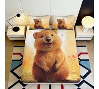 3D Printed Angel Pattern Fitted Sheet Microfiber Deep Pocket Non-Slip Bedroom Bedding Angel Mattress Fitted Cover Elastic Hem Washable for Adults Single（100x190cm）