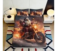 3D Printed Angel Warrior Fitted Sheet Microfiber Non Slip Bedroom Protector Divine Wings Bed Cover Washable Decor 90x200x25cm