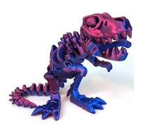 3D Printed Animals,3D Printed Dinosaur, Skeletons Figures with Bone,Dinosaur Flexible Rex Toys with Bone, Full Articulated Flexible Joints Home Office Decoration, Toys & Gifts for Kids & Adults（A）