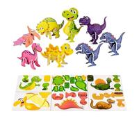 3d Printed Animals, Bright Colors, X1, Jungle Animals Paper Jigsaw Puzzle, 3D Ins?ct Puzzles, Easy Pieces, For Kid Boys, Girls, Children, Teens, Home, Kindergarten, Birthday, Christmas, New Year