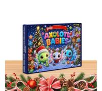 3D Printed Animals Countdown Calendar Cute Christmas Articulated Axolotl