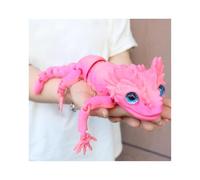 3d Printed Animals Fidget Animals Lizard 33cm/13in for Stress Relief Home Office Decompression Decor-Pink Rainbow