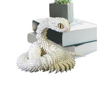 3D Printed Animals, Realistic Articulated Snake Model, Creative Collectible Toy for Bedroom, Study & Living Room Decoration