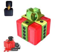 3D Printed Annoying Christmas Gifts Box Prank Ornament, Annoying Present Box with hand, Exchanges & Fun Pranks Case with Screws, Surprise Up Novelty Funny Gifts (D#)