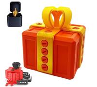 3D Printed Annoying Christmas Gifts Box Prank Ornament, Annoying Present Box with hand, Exchanges & Fun Pranks Case with Screws, Surprise Up Novelty Funny Gifts (C#)