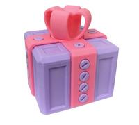 3D Printed Annoying Gifts Box with Screws, Funny Novelty Money Card Holder Storage Case, Prank Cases for Christmas, Halloween, Thanksgiving, 8x8 cm DIY Gifts (Light purple)
