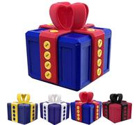 3D Printed Annoying Prank Box - Funny Gift Box with Screw Mechanism & Hidden Middle Finger Surprise, Interactive Desktop Ornament for Christmas Birthday Joke Gifts (A)