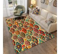 3D Printed Area Rug Plant Rose Doormats Indoor Home Carpets Decor Rugs Home Living Room Carpets, 120 X 160 Cm - Polyester Soft Touch Easy Clean With Rubber Backing /1843222980661