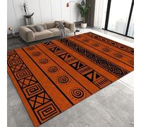 3D Printed Area Rug Retro Geometric Stripes Doormats Indoor Home Carpets Decor Rugs Home Living Room Carpets, 100 X 150 Cm - Polyester Soft Touch Easy Clean With Rubber Backing -3793360735053