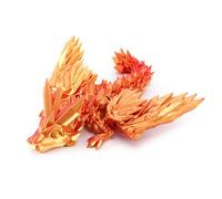 3D Printed Articulated Crystal Dragon Model, Flexible Gem Dragon Figure with Movable Joints, Poseable Flying Dragon Figurine, PLA Decorative Collectible for Desk Display, Gift, Fantasy Décor