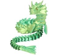 3D Printed Articulated Dragon - 17.32 Inch Articulated Dragon Model | Decorative Figure Flexible Boards for Display Shelf Desk | Articulated Dragon Toy - Collectibles &