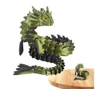 3D Printed Articulated Dragon - 17.32 Inches Flexible Joints Fidget Toys | 3D Printing Flexible Articulated Dragon For Boys, Girls, Kids, Friends, Family, User-friendly