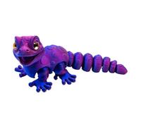 3D Printed Articulated Lizard - Colorful Fidget Sculpture & Flexible Reptile Toy | Realistic Sensory Desk Accessory for Home & Office | Room Decor Gift for Boys, Kids & Collectors
