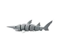 3D Printed Articulated Shark, 8.1" Fidget Shark Toy, Fidget Toy for Autism ADHD Toy, Executive Decor for Office, Stress Relief Toy