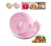 3D Printed Automatic Vegetable and Fruit Washer | Berry Washer Spinner Bowls | Fruit Washing Bowl with Strainer | Fruits and Veggies Cleaner Device | Multipurpose Rinse Drain Basket for Kitchen Sink
