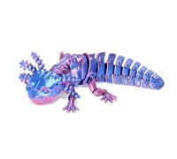 3D Printed Axolotl Toy, 13cm 3D Printed Animals with Bionic Tail, Axolotl Fidget Toy for Stress Relief Developing Fine Motor Skills