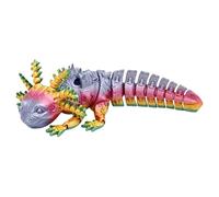 3D Printed Axolotl Toy Articulated Mechanical Axolotl Figurine Gifts (Colorful) (F)