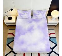 3D Printed Badger Fitted Sheet Microfiber Soft Breathable Forest Guardian Bed Cover Non-Slip Easy Care Bedroom Dorm Decor 90x200x25cm