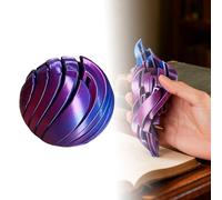 3D Printed Ball Fidget Stress Toy Anxiety Relaxing Stress Relief Sphere 3D Printed Spin Ball for Men Woman Boy Girl Gifts