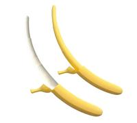 3D Printed Banana Toy, 2PCS Retractable Toy Fidget Toys Adults Kids, Banana Shape Cosplay Props, Holiday Role-Playing Prop Toys For Children Adult Film Making Masquerade Stage Performance Events