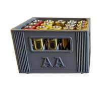 3D Printed Battery Organiser Stackable for 2A 3A Batteries Featuring Large Storage Capacity Battery Box Holder