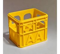 3D Printed Battery Storage Box DIY Beer Crate No. 5 Aa No. 7 Aaa 9V Battery Stackable Storage Basket Storages Box