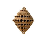 3D-Printed Bee House Wall-Mounted Insect Habitat, Plastic Bee Hotel Multi-Chamber Nest Tubes for Bees & Butterflies