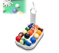 3D Printed Billiard Ball Placement Trainer, Fixed Point Cue Ball Setter with Anti Slip Design, Portable Pool Practice Tool, Holds 15 Balls, for Billiards Enthusiasts and Home Players