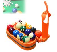3D Printed Billiard Ball Placement Trainer, Fixed Point Cue Ball Setter with Anti Slip Design, Portable Pool Practice Tool, Holds 15 Balls, for Billiards Enthusiasts and Home Players