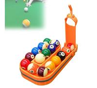 3D Printed Billiards Training Rack, Detachable Pool Ball Setter, Holds 15 Balls, Fixed Cue Ball Positioner, Press to Dispense, for Players & Club