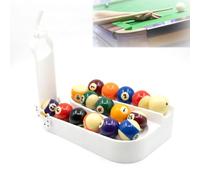 3D Printed Billiards Training Rack, Pool Ball Setter and Launcher, Accuracy Practice Tool, Detachable Portable Anti Slip Design, for Snooker Nine Ball Players Clubs and Home Game