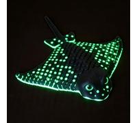 3D Printed Bionic Manta Ray Stingray Toy, Flexible Sea Creature Figurine, Stress Relief Desktop Ornament, for Aquatic Lovers & Holiday Presents