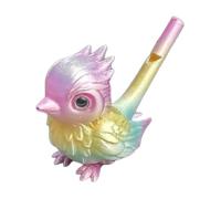 3D Printed Bird Whistle Toy, Water-Activated Realistic Bird Call Instrument for Kids, Breath Training Sensory Toy, Portable Outdoor Nature Gift, 5cm PLA Multi-color A