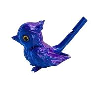 3D Printed Bird Whistle Toy, Water-Activated Realistic Bird Call Instrument for Kids, Breath Training Sensory Toy, Portable Outdoor Nature Gift, 5cm PLA Multi-color E