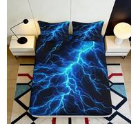 3D Printed Black Music Notes Fitted Sheet Microfiber Soft Anti-Slip Red Love Hearts Bed Cover for Bedroom Dorm Guest Room Easy Care 90x200x25cm