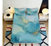 3D Printed Botanical Bouquet Fitted Sheet Microfiber Deep Pocket Non-Slip Bedroom Set Green Leaves Mattress Fitted Cover Washable for Adults Youth Single（90x200cm）