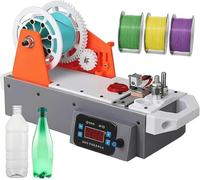 3D Printed Bottle Recycler - Desktop Filament Maker Machine with Digital Temperature Control for DIY Projects and Filament Production