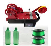 3D Printed Bottle Recycler, Desktop PET Filament Extruder Machine, Eco-Friendly Recycled Plastic Bottle Recycling for Sustainable 3D Printing Filament