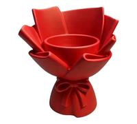 3D Printed Bouquet Pen Holder with Butterfly Bow Decoration for Desk Organizers and Plant Pots Multicolor Option Flower Container Pen Cup