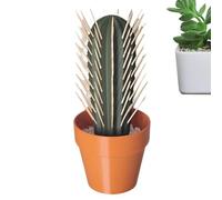 3D Printed Cactus Toothpick Dispenser - Fun and Functional Succulent Design Holds 117 Round Toothpicks - Perfect for People Who Can't Keep Plants Alive