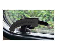 3D-Printed Camper Window Locks in Black/Burglary Protection/Locking for Dometic Seitz Window Handles - Patented Lock for Caravan and Motorhome Windows (Type 2, 2-Piece Set Left)