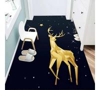 3D Printed Carpet Animal Deer Star Child Bedroom Play Mat Flannel Memory Foam Large Area Rug For Living Room Non-Slip Kids Girl Boy Room Play Crawl Floor Mat 80 X 120 Cm -9649180831907