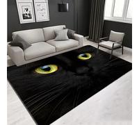 3D Printed Carpet Animal Eyes Child Bedroom Play Mat Flannel Memory Foam Large Area Rug For Living Room Non-Slip Kids Girl Boy Room Play Crawl Floor Mat 60 X 90 Cm -9997390543871