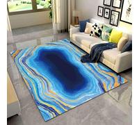 3D Printed Carpet Learn Abstract Marble Texture Child Bedroom Play Mat Flannel Memory Foam Large Area Rug For Living Room Non-Slip Kids Girl Boy Room Play Crawl Floor Mat 40 X 60 Cm -8203487881723