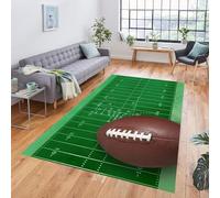 3D Printed Carpet Learn Rugby Child Bedroom Play Mat Flannel Memory Foam Large Area Rug For Living Room Non-Slip Kids Girl Boy Room Play Crawl Floor Mat 40 X 60 Cm -6428220307114