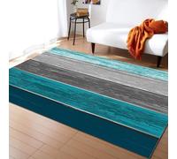 3D Printed Carpet Vintage Wood Stripes Child Bedroom Play Mat Flannel Memory Foam Large Area Rug For Living Room Non-Slip Kids Girl Boy Room Play Crawl Floor Mat 180 X 280 Cm Easy Clean /8490574784196