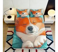 3D Printed Cartoon Characters Fitted Sheet Microfiber Deep Pocket Non-Slip Bedding Protective Mattress Fitted Cover for Kids Teens 160x200x25cm