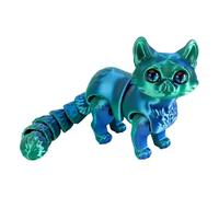 3D Printed Cat | 3D Print Animals | 3D Printed Toys | Fidget Toys Decor For Relief | Cartoon Animal Statue | Office Classroom Decor Executive Desk Toy | Desk Ornament For Kids, Friends, & Family