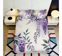 3D Printed Cat Couple Fitted Sheet Microfiber Non Slip Machine Wash Bedroom Decor Starry Night Bed Cover Home Guest 90x200x25cm